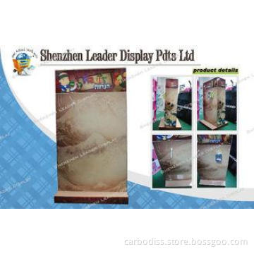 POP Two-Side Corrugated Hook Display Stands For Promoting P